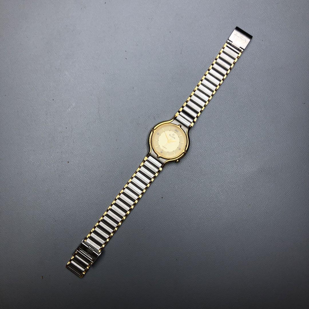 C738　エルジン ELGIN　FK319　ゴールド レディース　腕時計