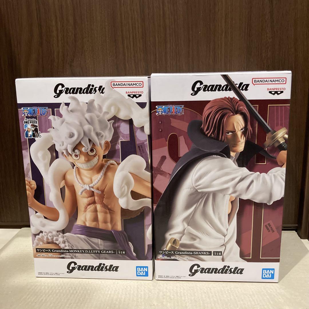 ワンピース フィギュア2点まとめ売り Grandista ルフィ
