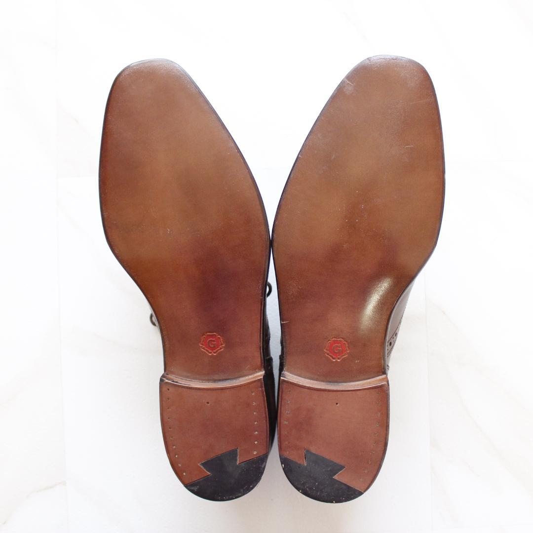 【極美品】GRENSON オックスフォードシューズ 9F ウィングチップ 茶色
