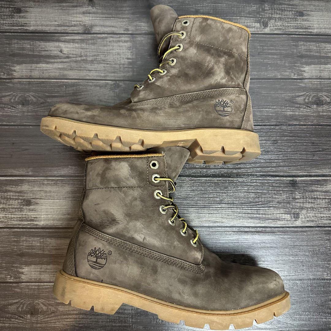 Timberland 6400R ブーツ ショート ヌバックレザー 7W 茶 Timberland 6400R ブーツ ショート ヌバックレザー 7W 茶