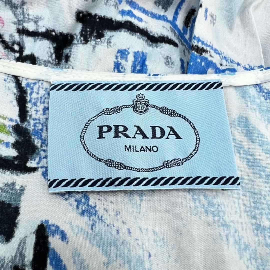 PRADA VOYAGE ワンピース 38 イタリア製 ノースリーブ 夏ワンピ