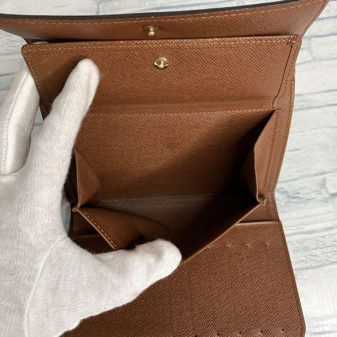 極美品　54 LOUIS VUITTON ルイヴィトン　モノグラム　三つ折り財布
