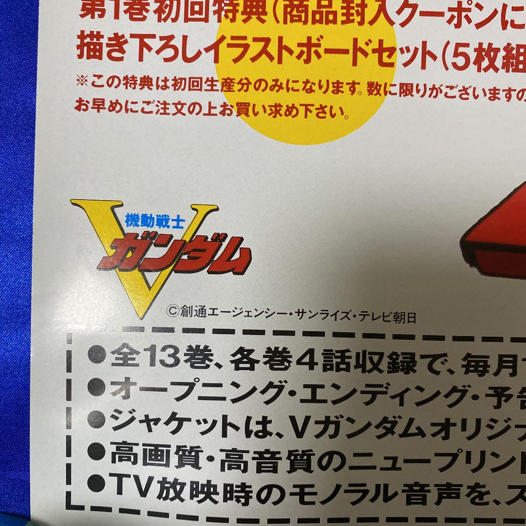 「機動戦士Vガンダム」販促用 B2ポスター