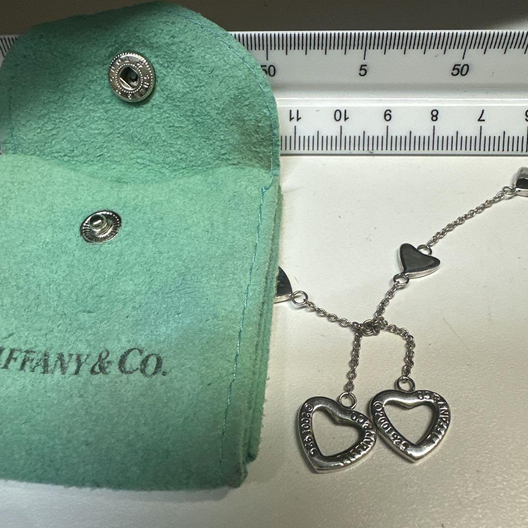 Tiffany&Co.ティファニーラリアットハート　シルバーブレスレット 925