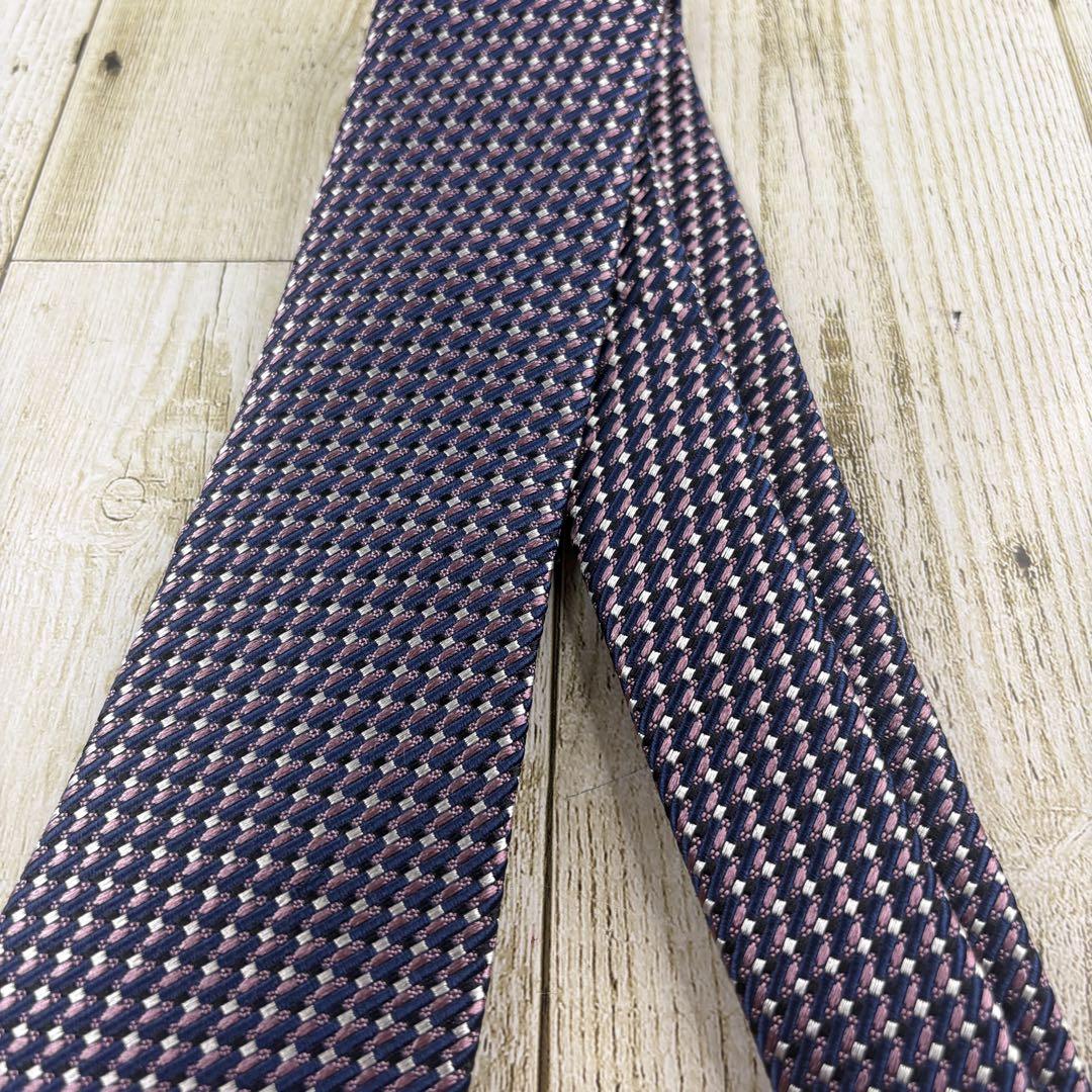 Ermenegildo Zegna Couture ゼニアクチュール　ネクタイ ゼニア クチュールライン☆ネクタイ☆ブラック☆シルバー