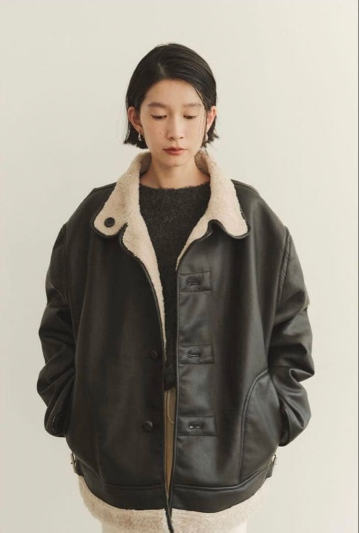 FASHIRUリバーシブル ムートンジャケット SIZE FASHIRU ファッション