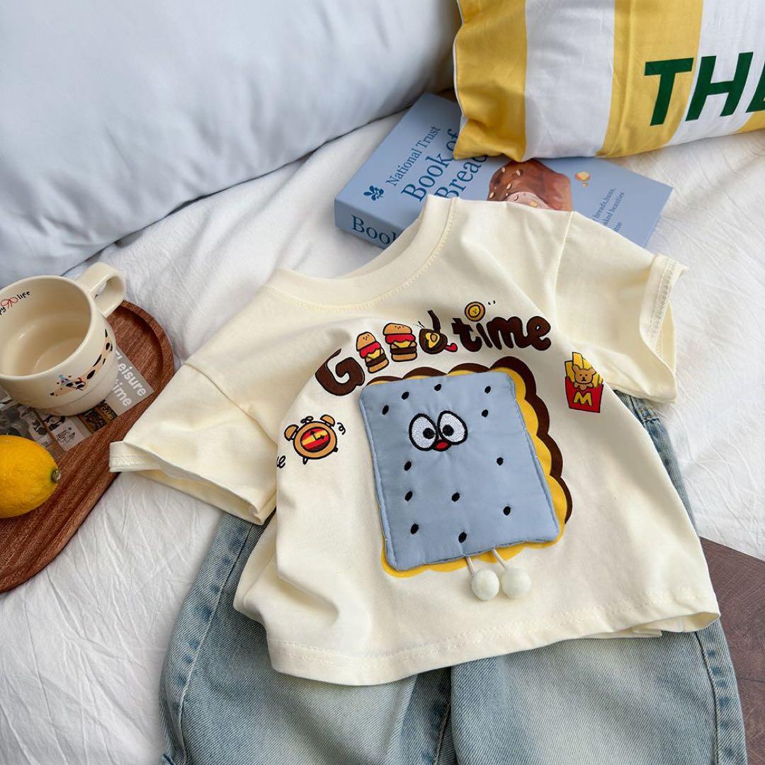 キャラクター柄 コットンTシャツ