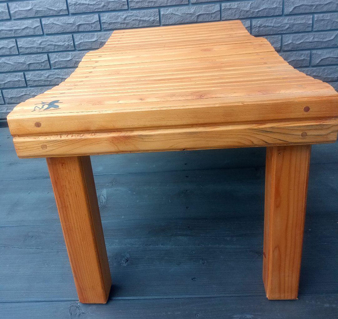 桧ベンチ ハンドメイド