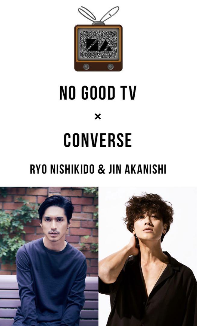 NO GOOD TV × CONVERSE コラボスニーカーアクリルスタンド付