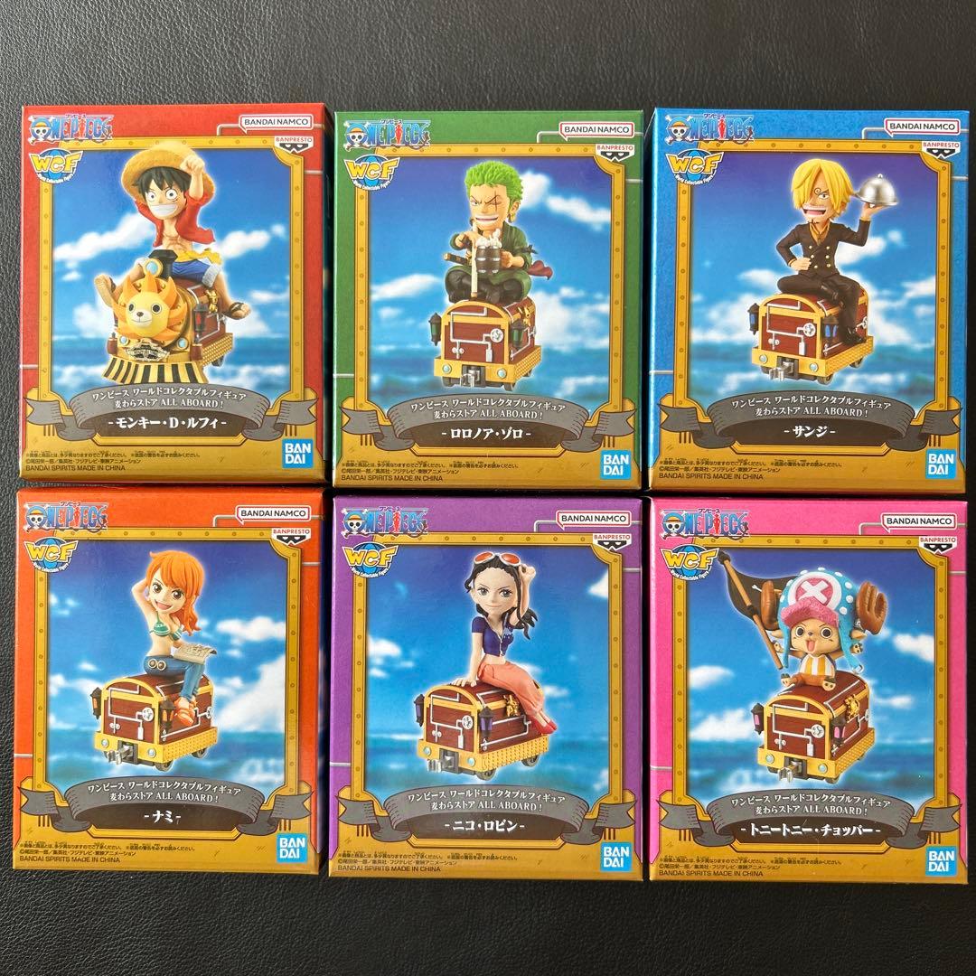 ワンピース　麦わらストア　ワーコレ　WCF ALL ABOARD 6種セット