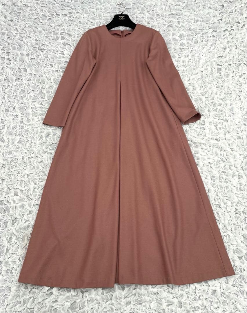 セオリーリュクス ウールロングワンピース 定価62000円M・Theory luxe