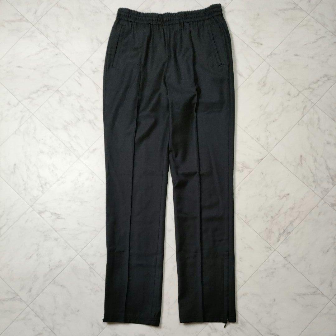 【極美品】AP STUDIO《追加》W/Pトラックパンツ ウール 36 黒