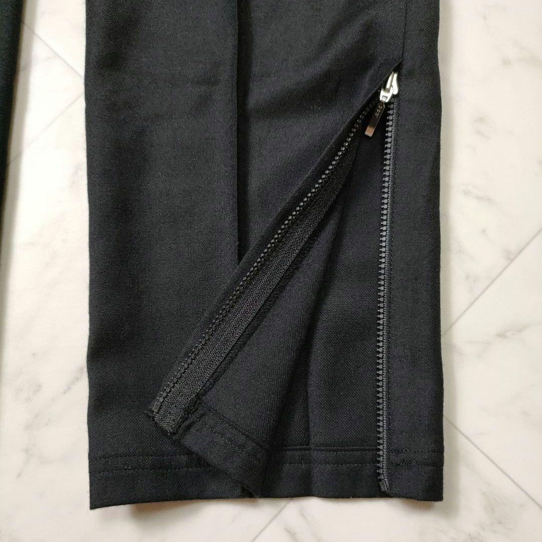【極美品】AP STUDIO《追加》W/Pトラックパンツ ウール 36 黒