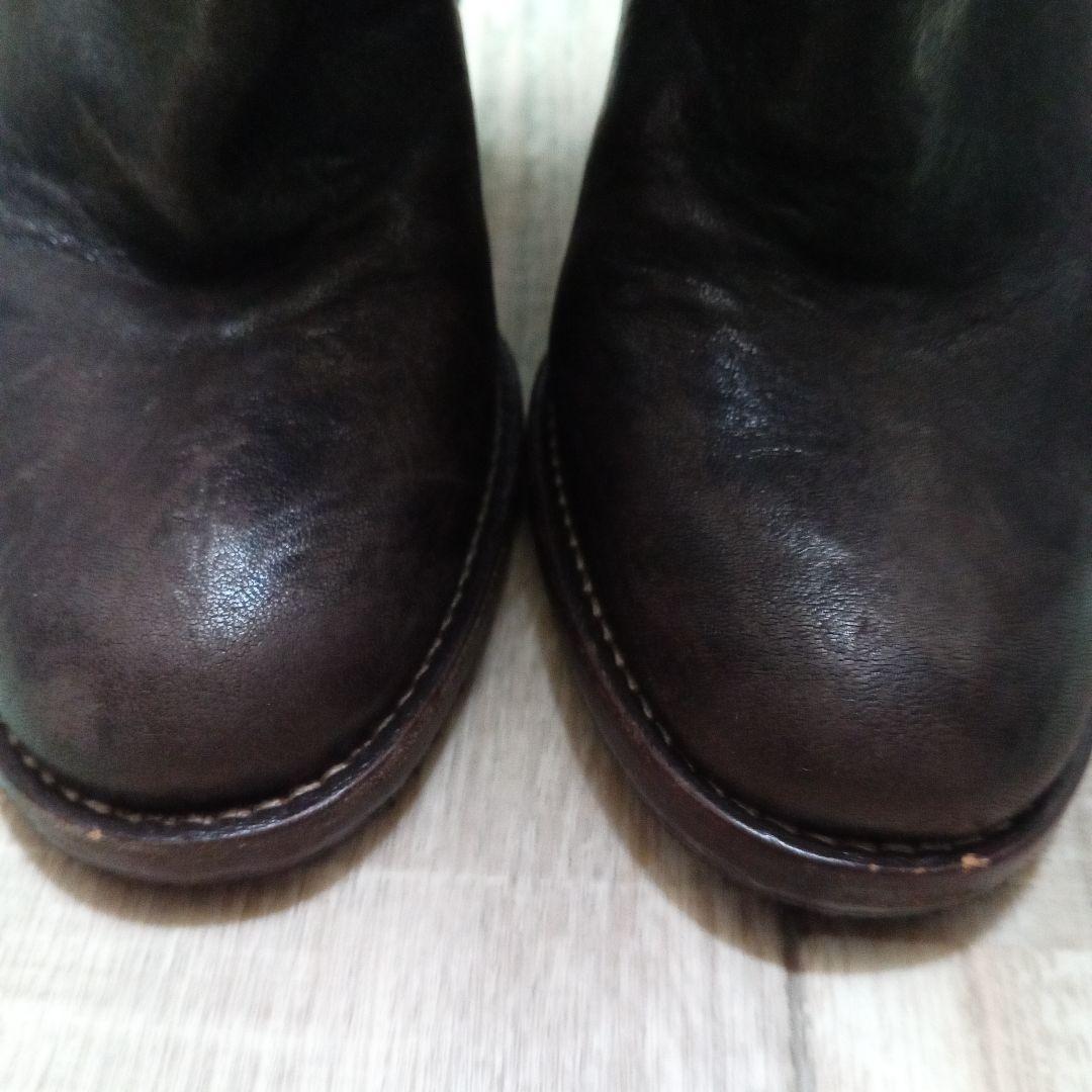 ミュウミュウ 35 1|2 ブーツ ラムスキン ムートン ニーハイ miumiu24cm・MIU MIU KIN-KAAI_COM