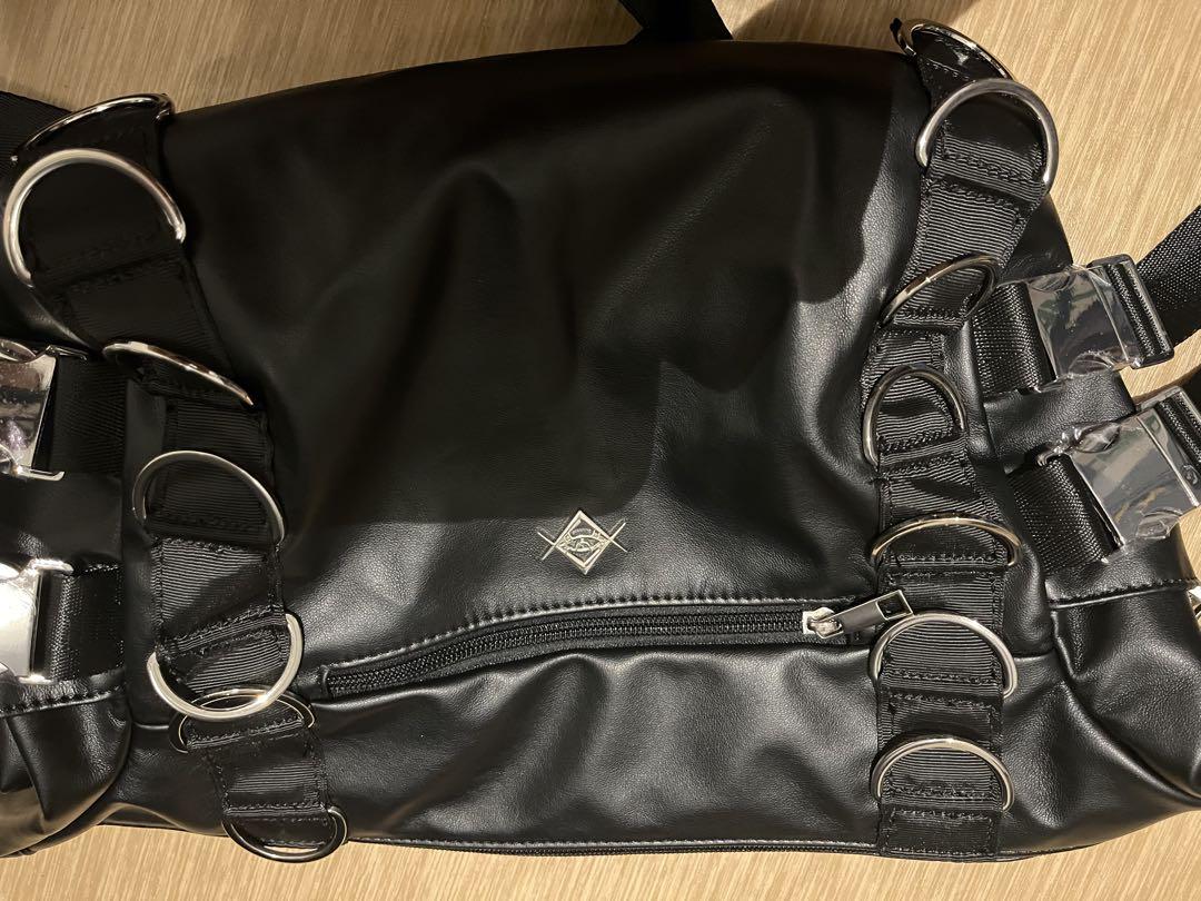 REFLEM Dリングベルトショルダーバッグ メッセンジャーバッグ　ブラック