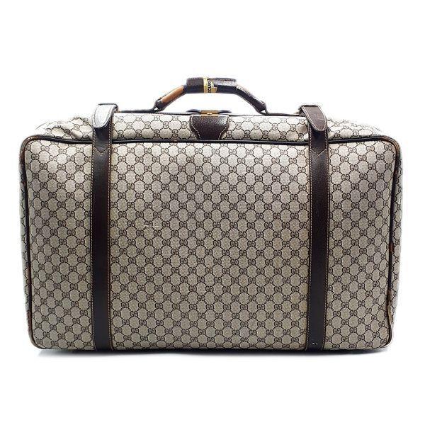 ヴィンテージ GUCCI スーツケース・ボストンバッグ ダークグレー ヴィンテージ GUCCI スーツケース・ボストンバッグ ダークグレー