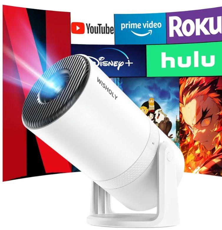 【新品】最新 4K★ TVプロジェクター Android 超小型 超高速 大画面 Amazon.co.jp: 【Android TV&電動フォーカス＆自動台形補正
