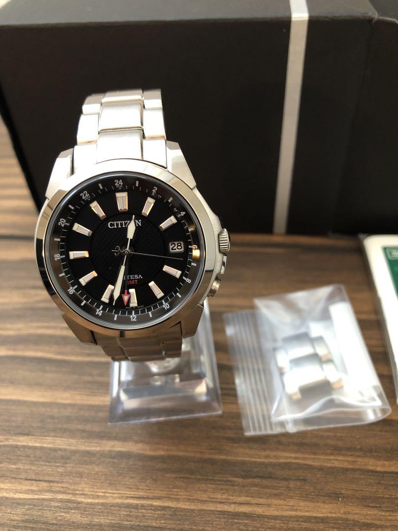素晴らしい CITIZEN ATTESA T016618 H116 GMT 時計