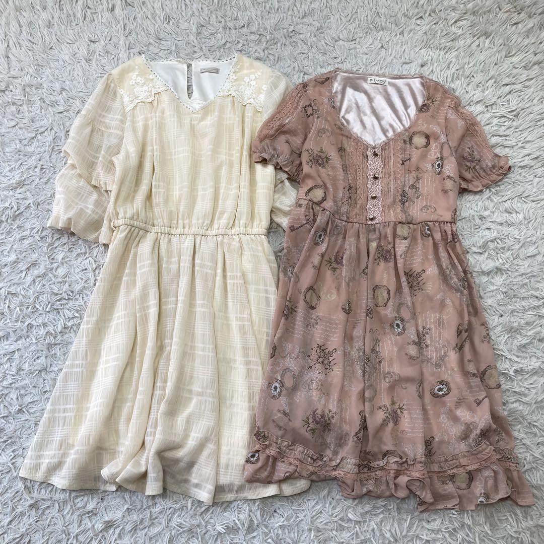 axes femme まとめ売りゴスロリ ロリータ系 ワンピース等 10点セット axes femme まとめ売りゴスロリ ロリータ系 ワンピース等 10点