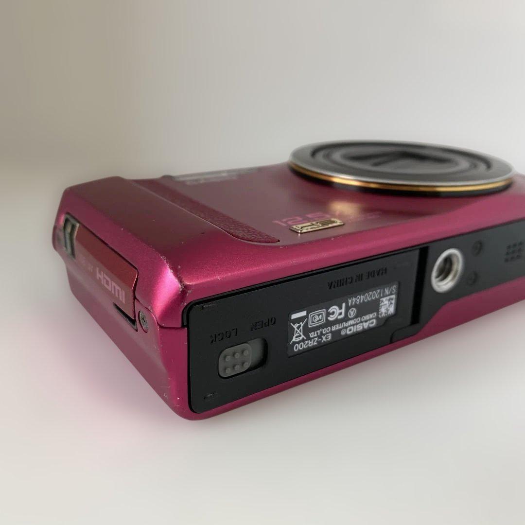 CASIO EXILIM 12.5x ズーム デジタルカメラ ピンク