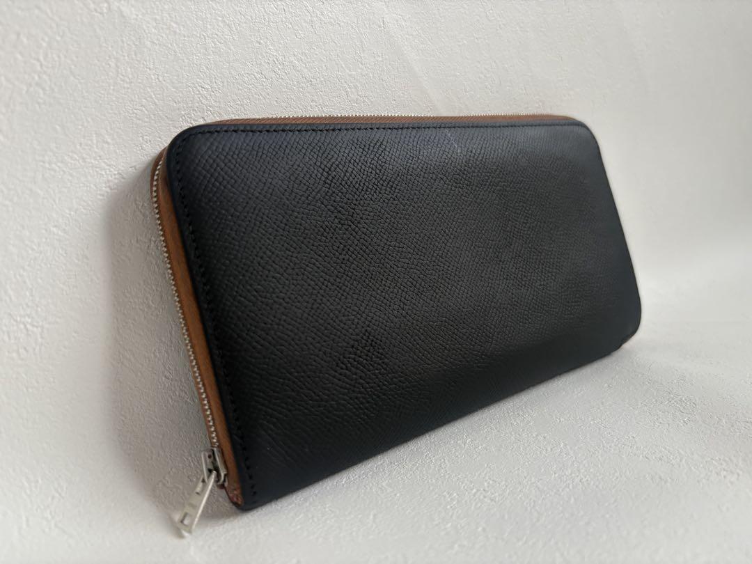 美品　エルメス　HERMES アザツプ ロング シルクイン ウォレット