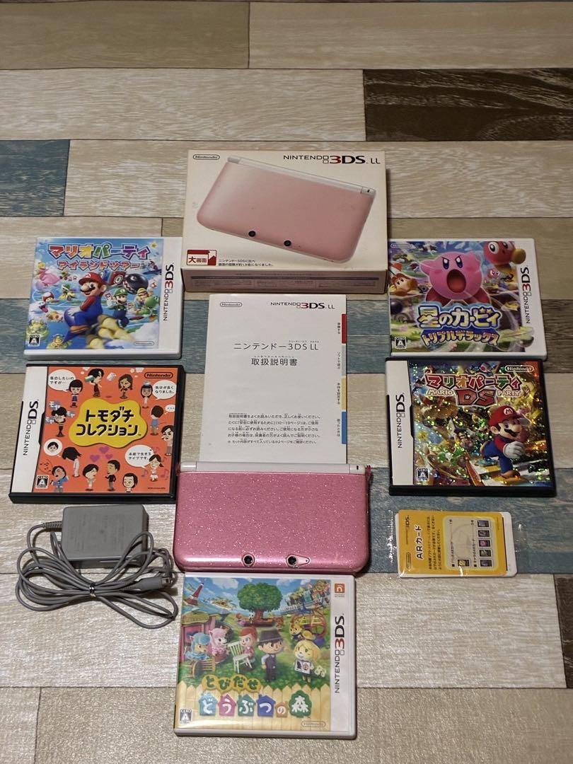 ニンテンドー3DS LL ピンク 本体 ソフト13本セット