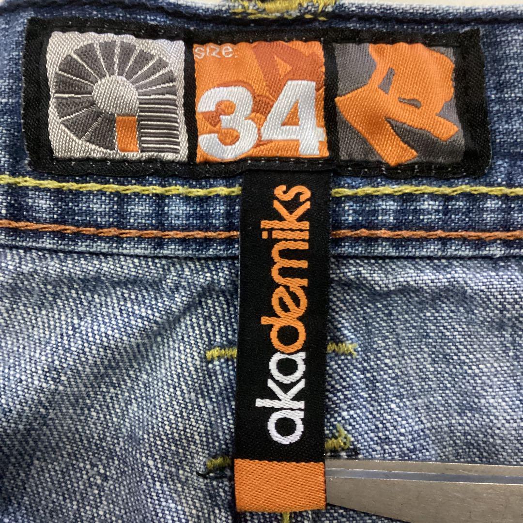 USA 古着 akademiks BAGGY ワイド B系 Y2K デニムパンツ USA 古着 akademiks BAGGY ワイド B系 Y2K デニムパンツ パンツ