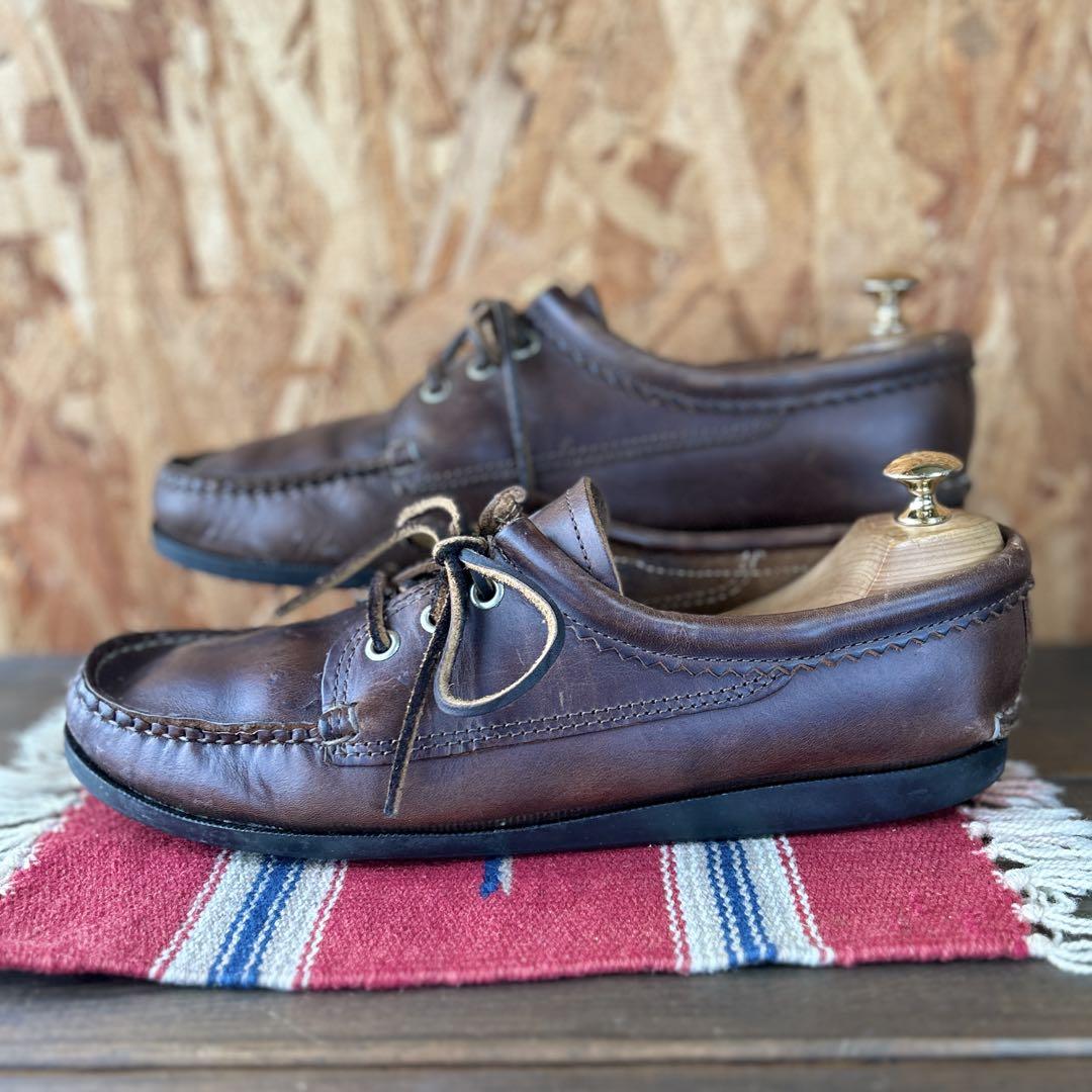 Quoddy Trail Moccasin Brown Mens 25.5cm