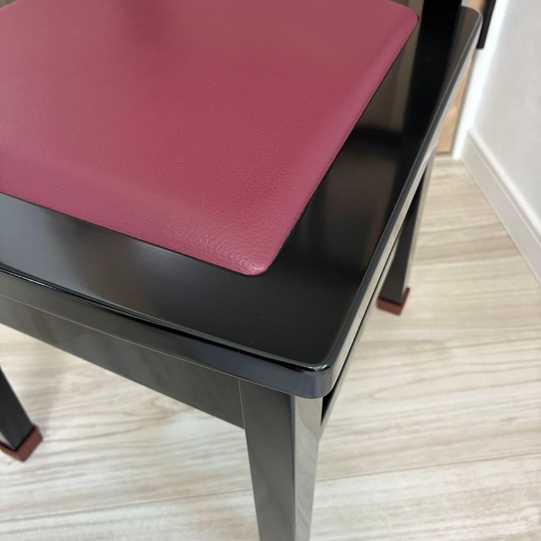 美品　YAMAHA（ヤマハ）　トムソン 椅子　NO5 背もたれ付高低自在