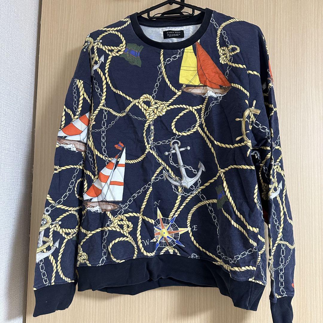 ZARA ザラ スウェット トップス スカーフ - メルカリ