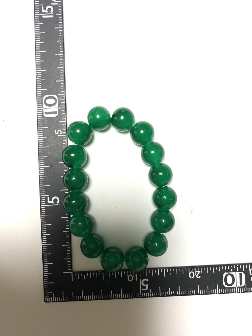 天然石翡翠 玉 ネックレス ブレスレット 2點