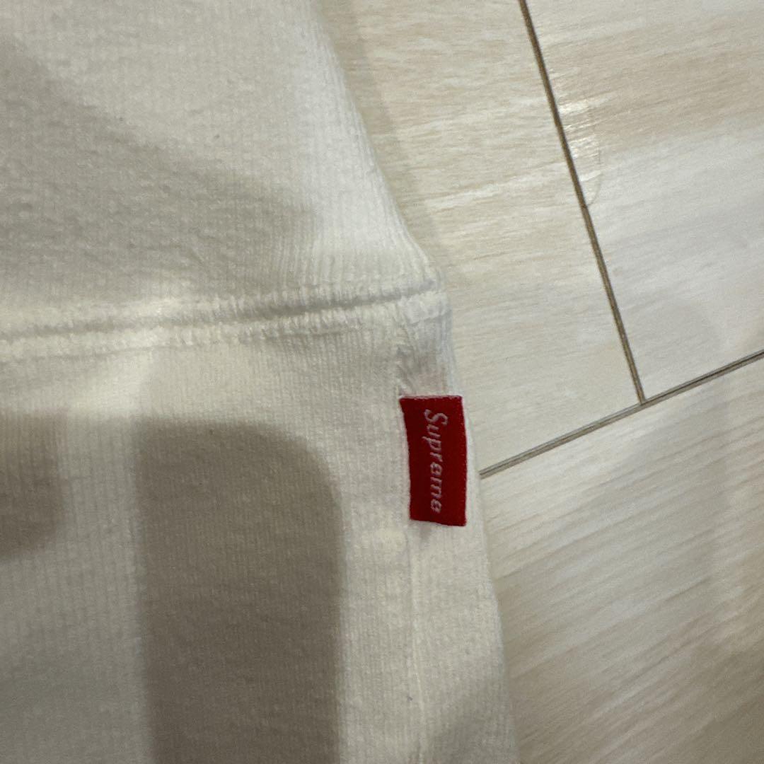 21AW Supreme ボックスロゴ白 パーカー M