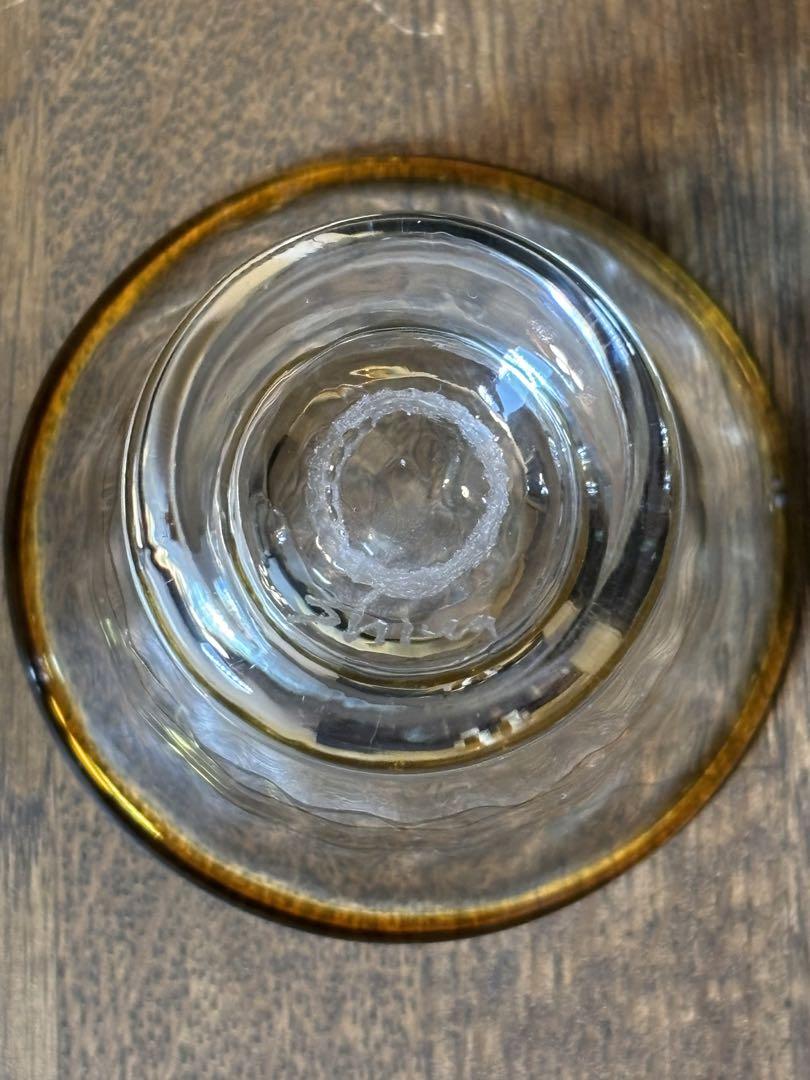 舩木倭帆 吹きガラス ぐい呑 3点セット グラス・カップ・酒器