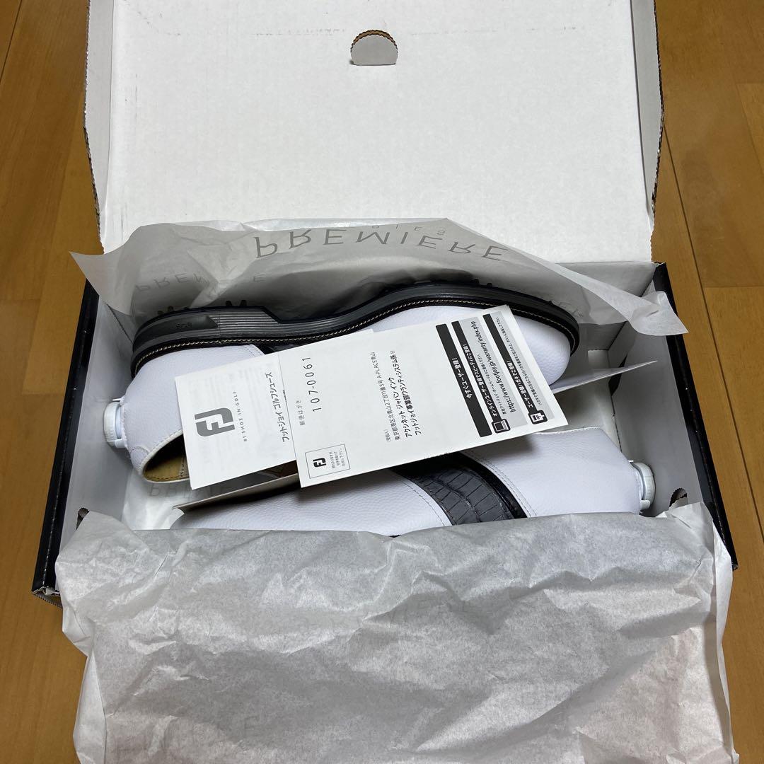 シューズ(男性用) FOOTJOY DRYJOYS PREMIERE PACKARD BOA27.5