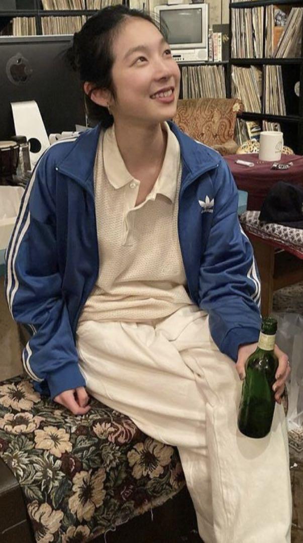 70年代　vintage adidas ネイビー トラックジャケット