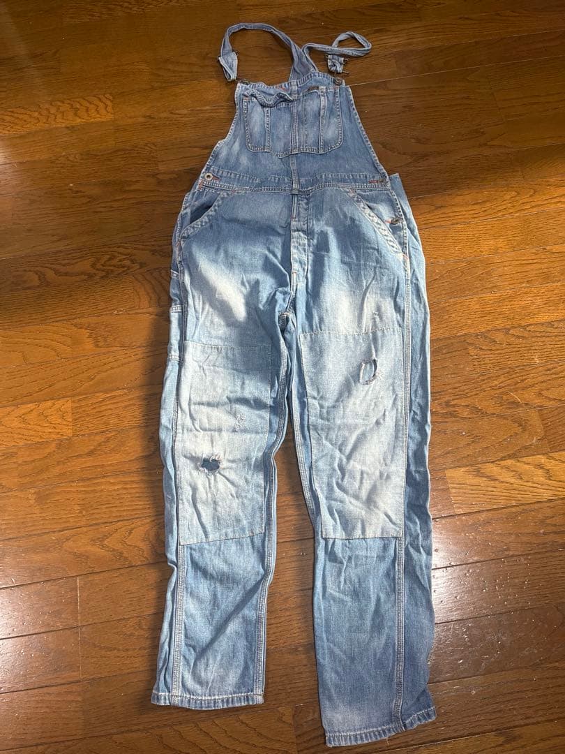 POLOラルフローレンビンテージ加工デニムオーバーオール