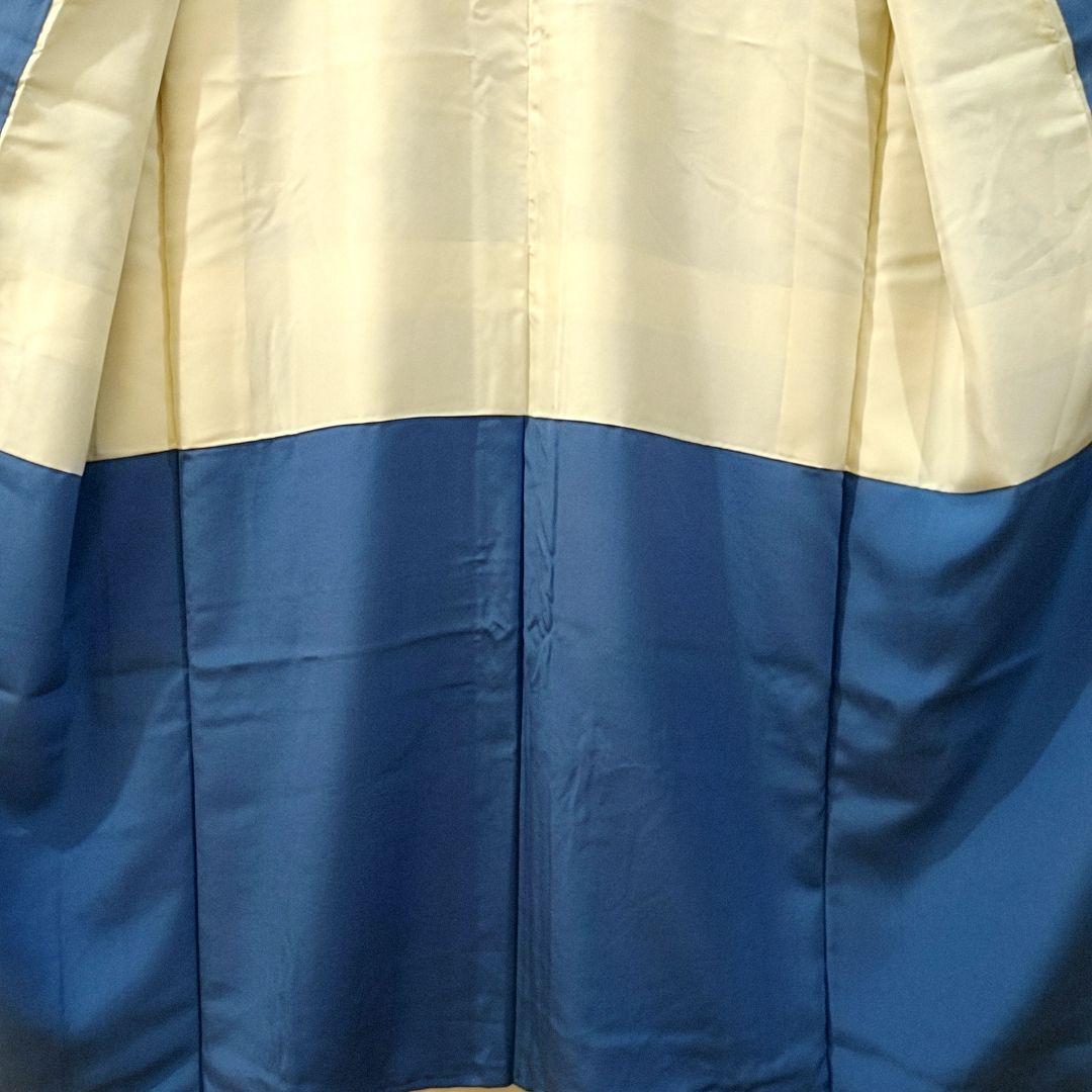 三越誂え】美品！ 染め小紋 丈146cm 裄65cm 広衿 正絹 袷着物