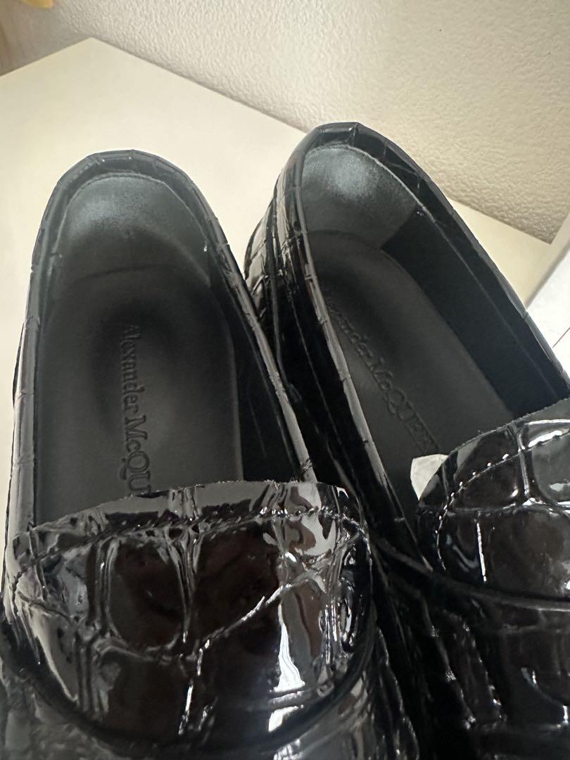 ☆24SS Alexander McQueen ローファー 靴 シューズ レザー
