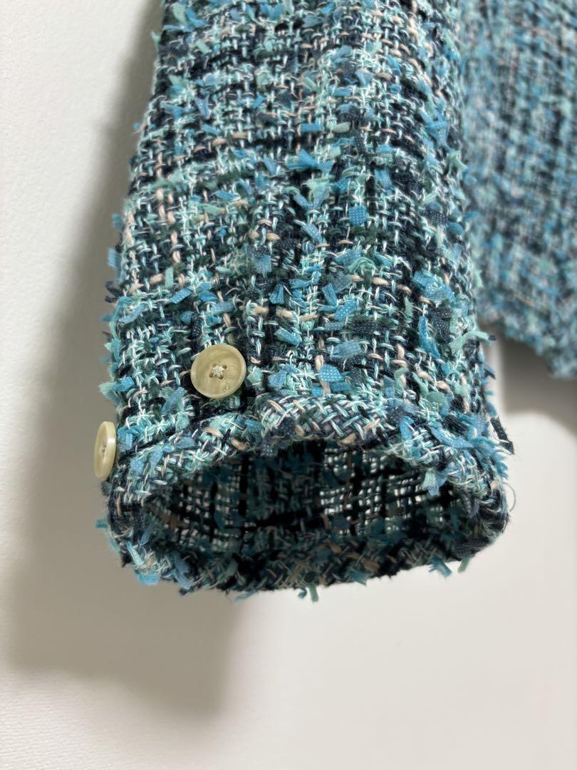 ジャケット・アウター AURALEE HOMESPUN SUMMER TWEED BLOUSON