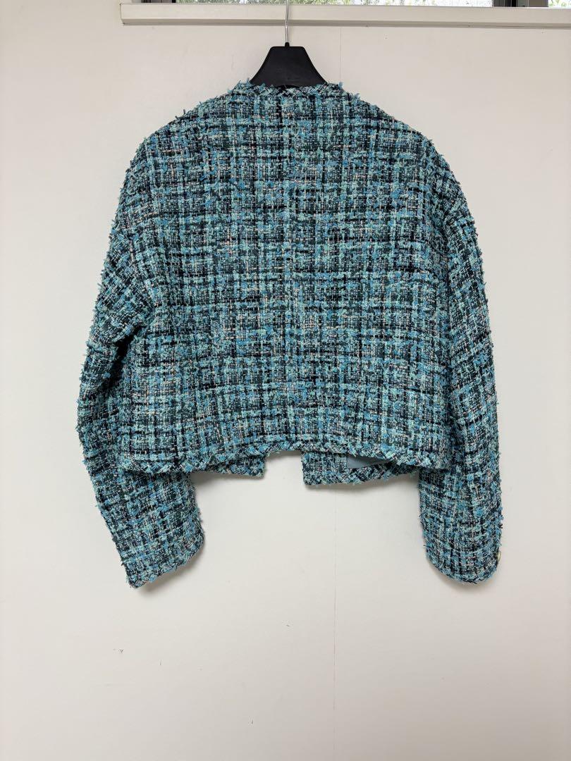 ジャケット・アウター AURALEE HOMESPUN SUMMER TWEED BLOUSON