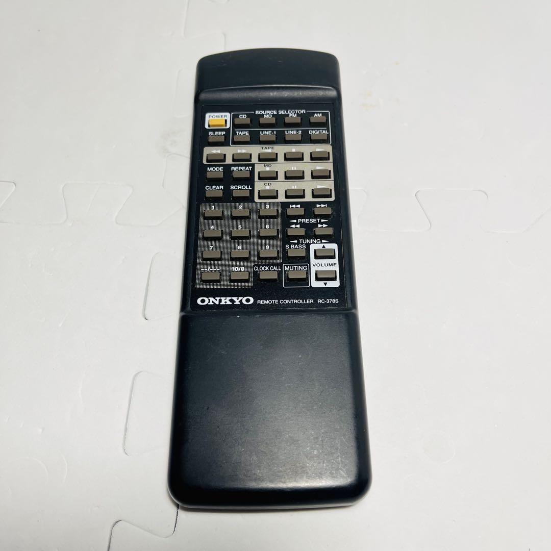 【完動品】 ONKYO FR-V7 リモコン RC-378S CD MD アンプ