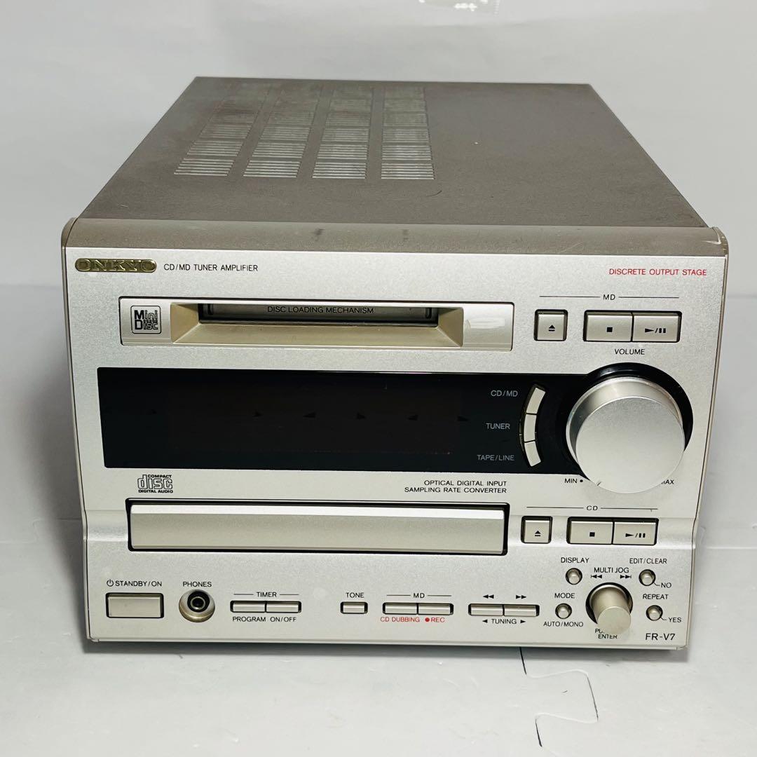 【完動品】 ONKYO FR-V7 リモコン RC-378S CD MD アンプ