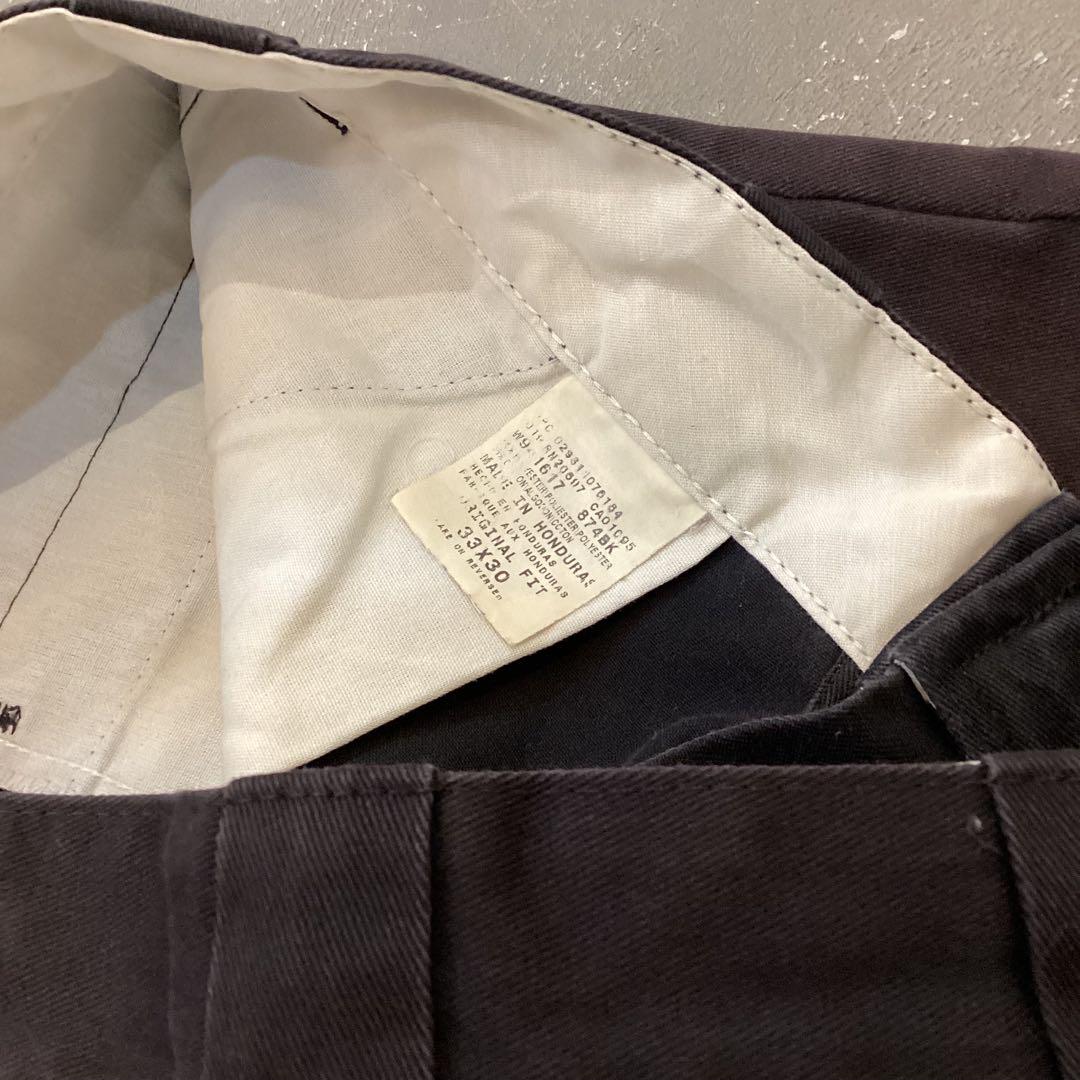 00s Dickies 874 ワークパンツ USA製 ブラック 33×30