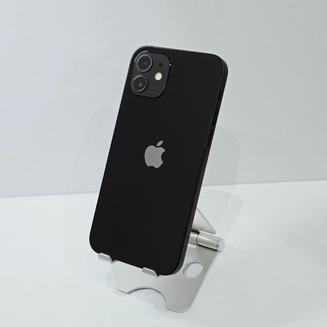67 iPhone12 ブラック SIMフリー バッテリー目立った傷や汚れなし