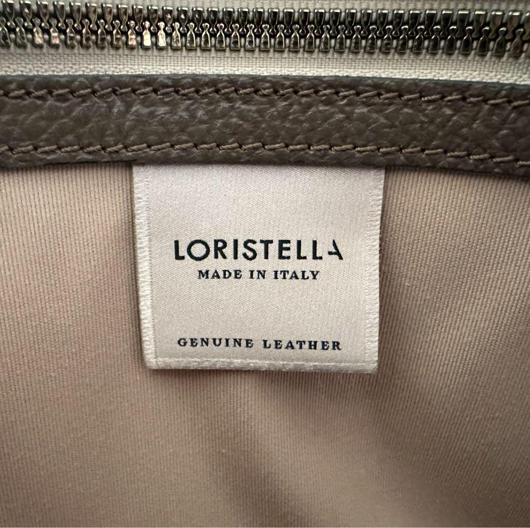 〔美品〕 LORISTELLA ロリステッラ レザー キャンバス トートバッグ