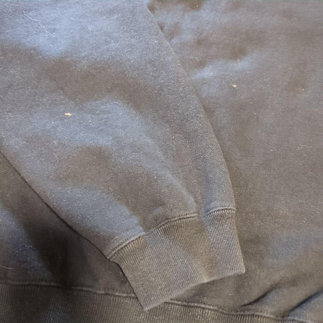OLD GAP 無地 ブラック ブランク 前V スウェット L