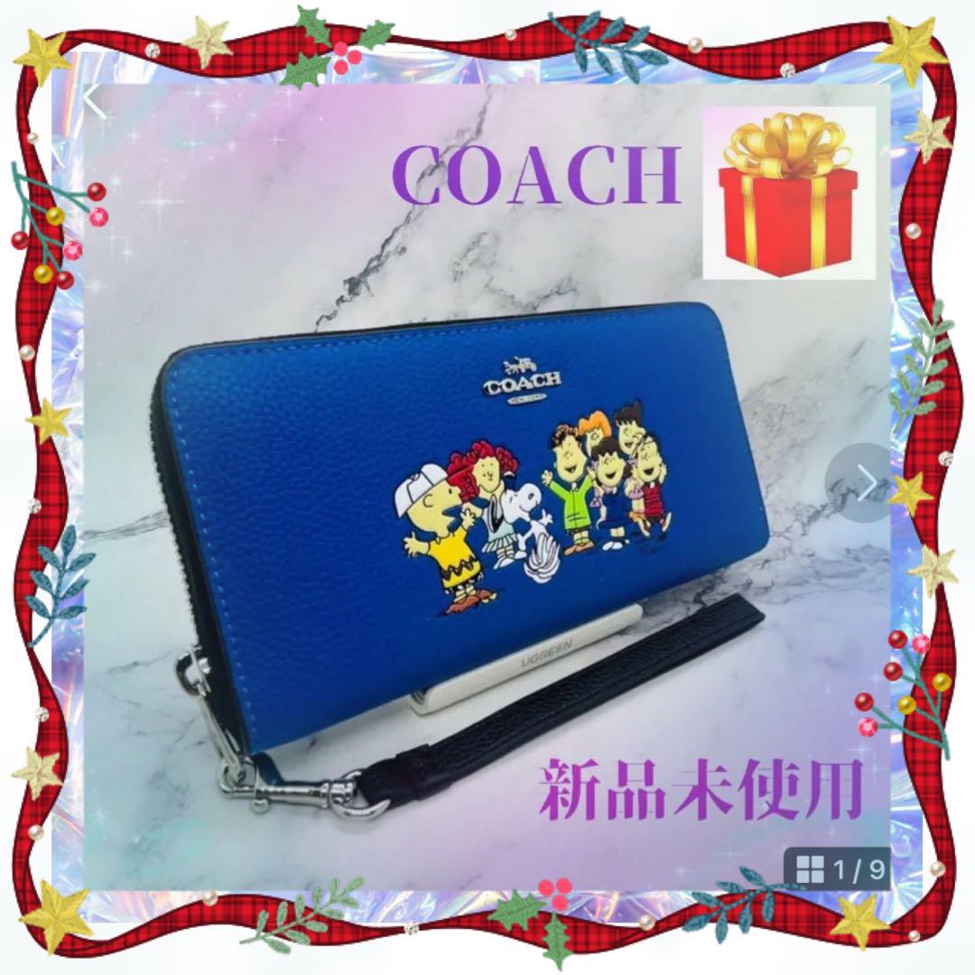 ♊新品未使用❣️COACHコーチ スヌーピーアンドフレンズ みずほショップ