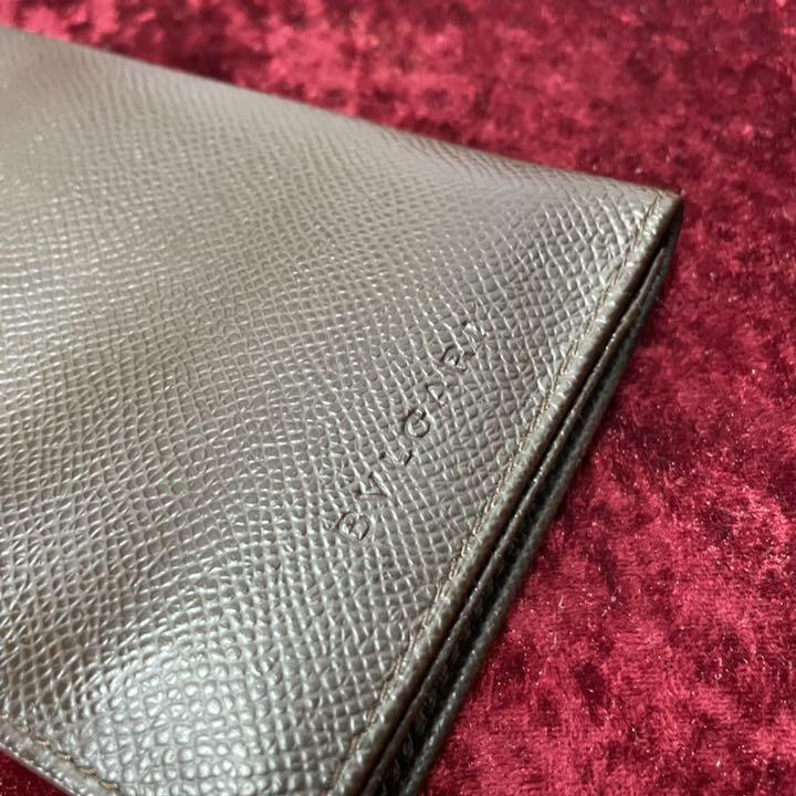 未使用 BVLGARI ブルガリ レザー 本革 長財布 お札入れ