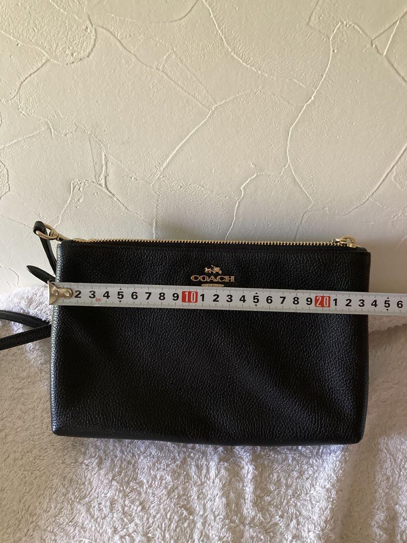 COACH 黒 レザー ショルダーバッグ