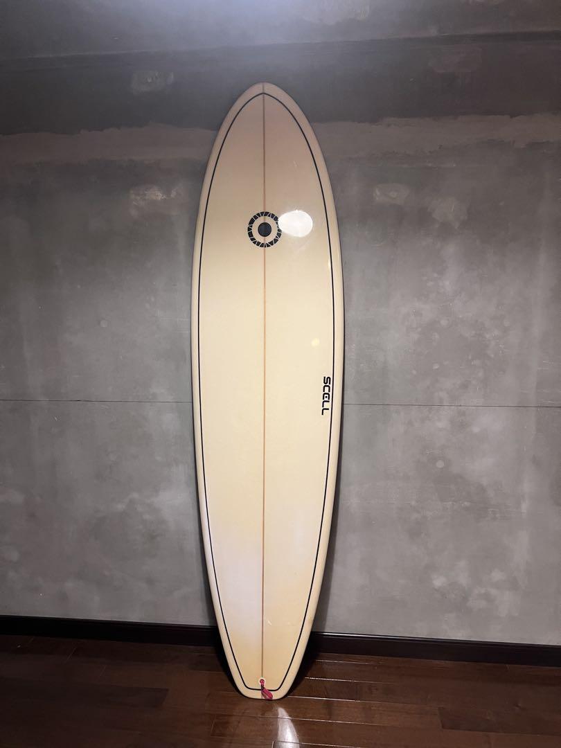 6.8ft. SCELL ファンボード フィン、ハードケース付き